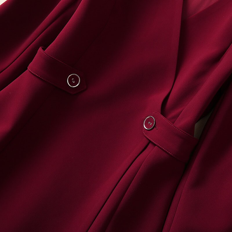 Kate Middleton Burgundy Wrap Style Midi Christmas Occasion Dress