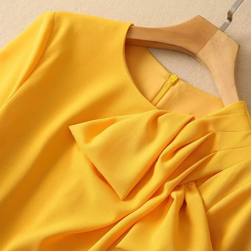 Kate Middleton Yellow Summer Maxi Wimbledon Dress