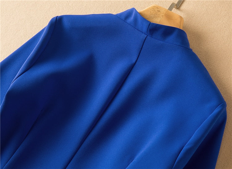 Kate Middleton Royal Blue Midi Coat Dress