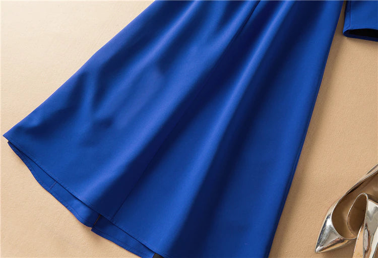 Kate Middleton Royal Blue Midi Coat Dress
