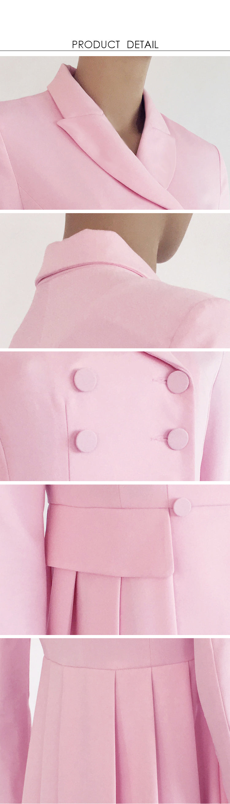 Kate Middleton Pink Coat Dress Garden Party Suit Occasion Coat