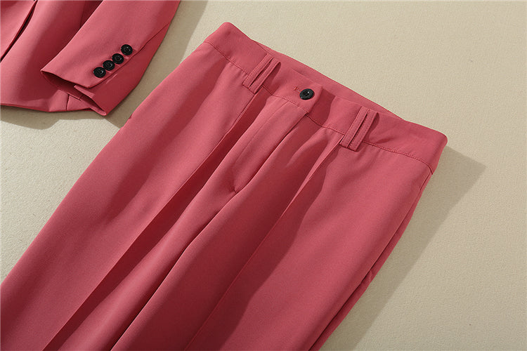 Kate Middleton Pink Blazer Suit Jacket & Trousers