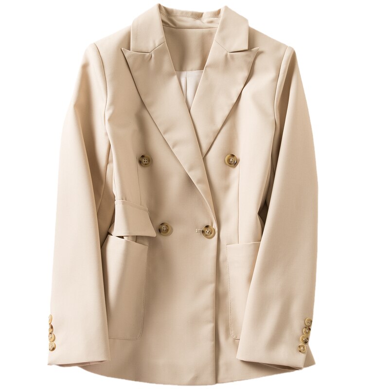 Kate Middleton Stone Beige Double Breasted Blazer Jacket