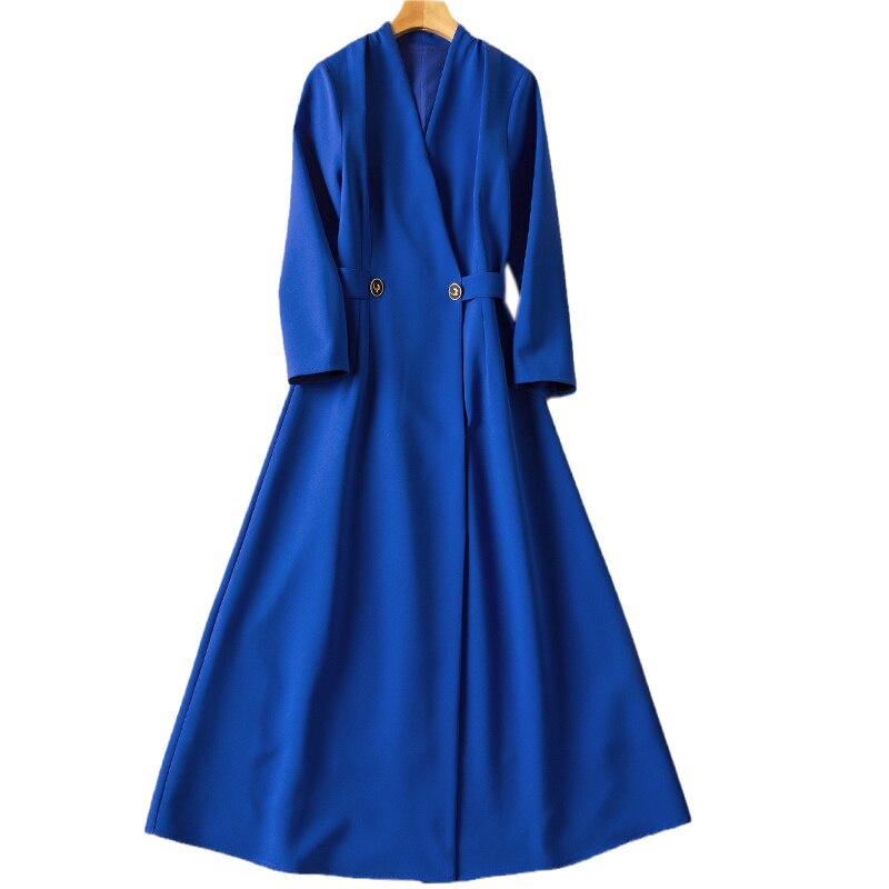 Kate Middleton Royal Blue Midi Coat Dress