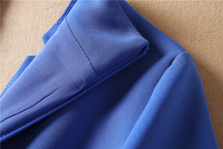 Kate Middleton Royal Blue Pencil Dress Square Neck