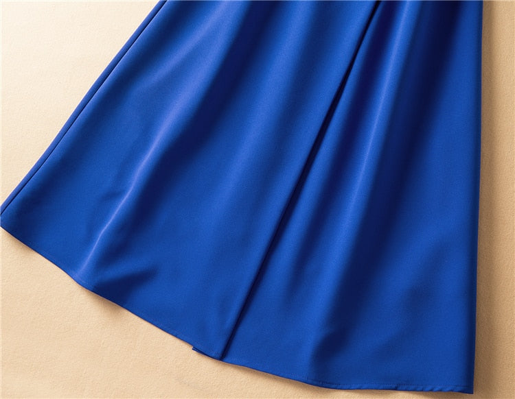 Kate Middleton Royal Blue Midi Coat Dress