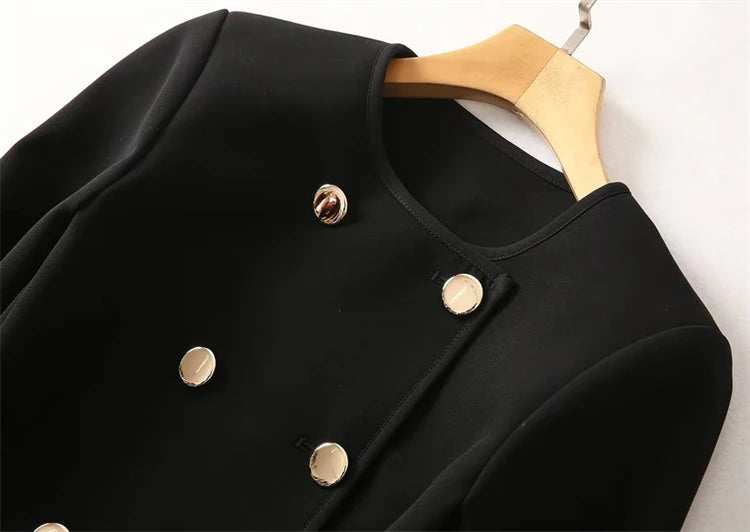 Kate Middleton Military Gold Button Long Coat