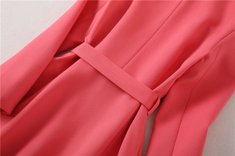 Kate Middleton Coat Dress Peach Coral Blazer Style Fit Flare Buckingham Palace Dress