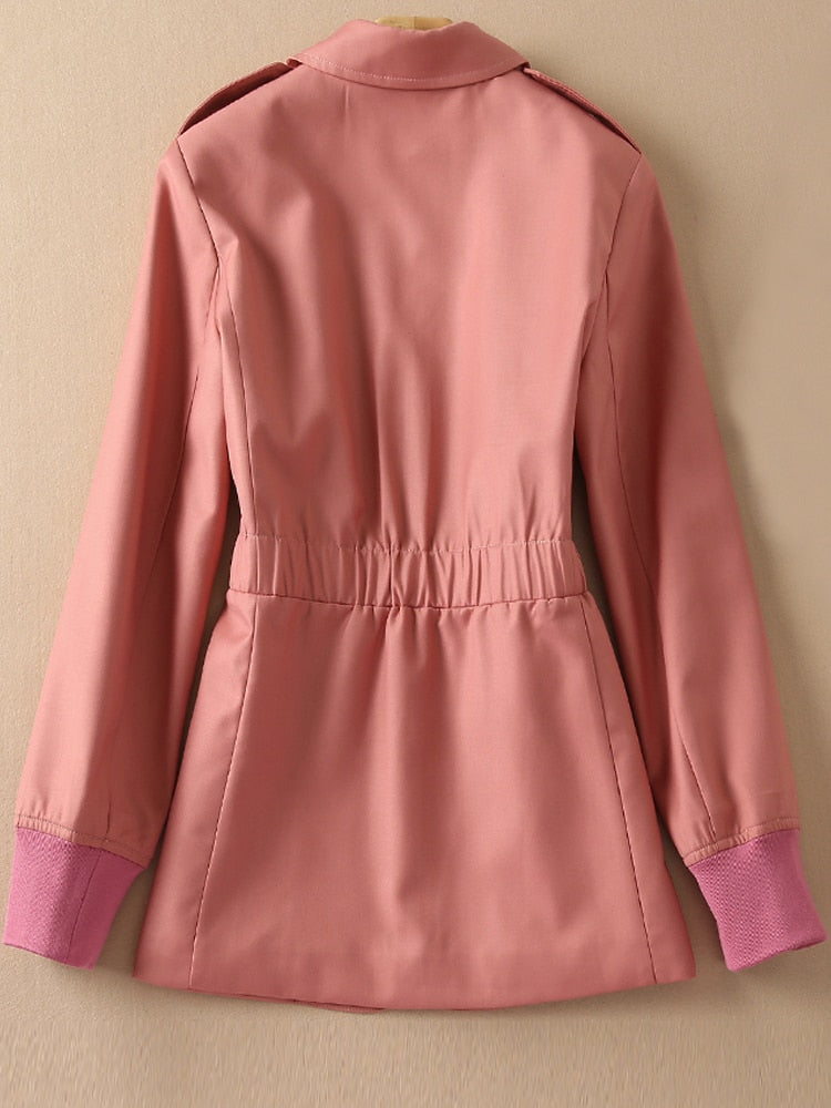 Kate Middleton Coral Cargo Jacket Peach Casual Blazer