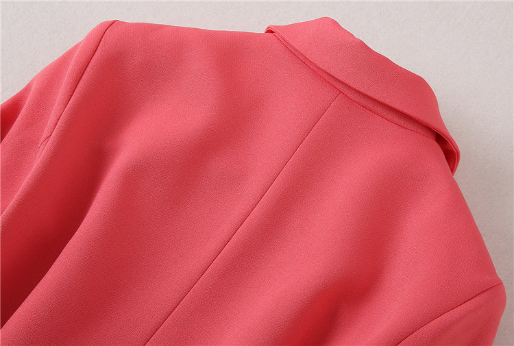 Kate Middleton Coat Dress Peach Coral Blazer Style Fit Flare Buckingham Palace Dress