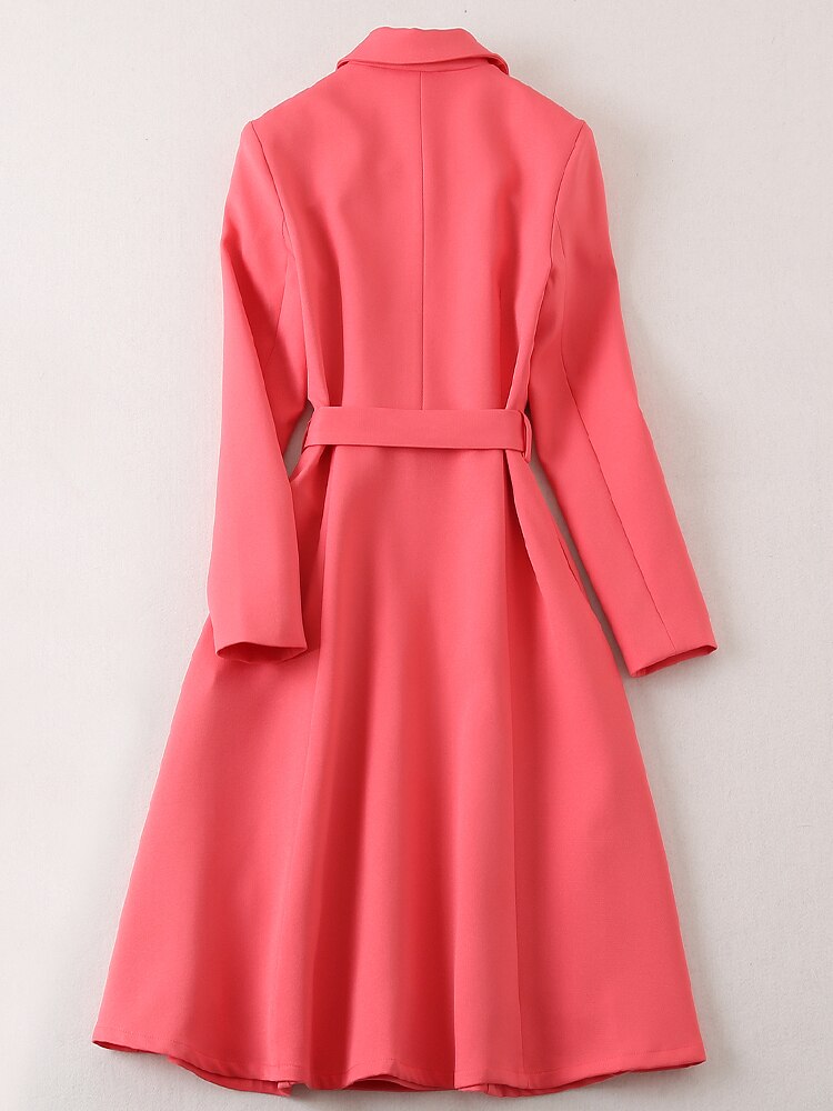 Kate Middleton Coat Dress Peach Coral Blazer Style Fit Flare Buckingham Palace Dress