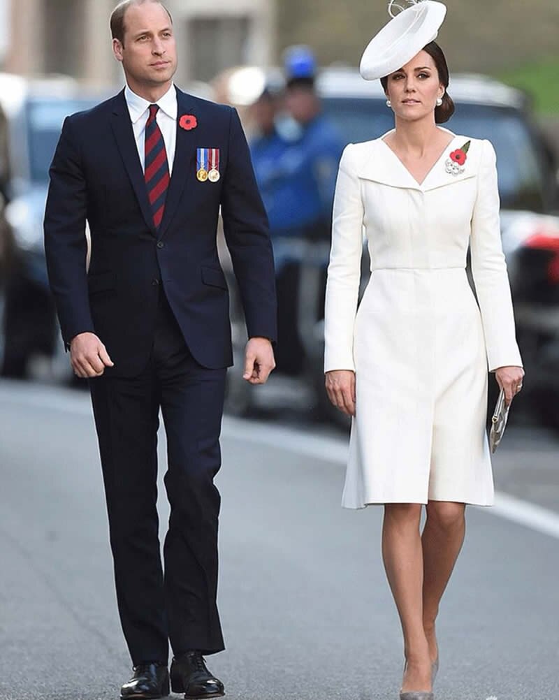 Kate Middleton White Coat Dress Christening Occasion Dress