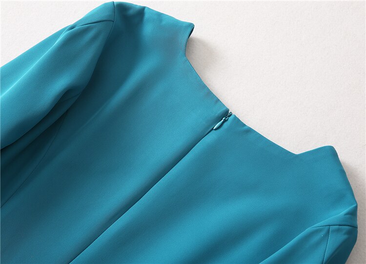 Kate Middleton Turquoise Blue Pleated Dress